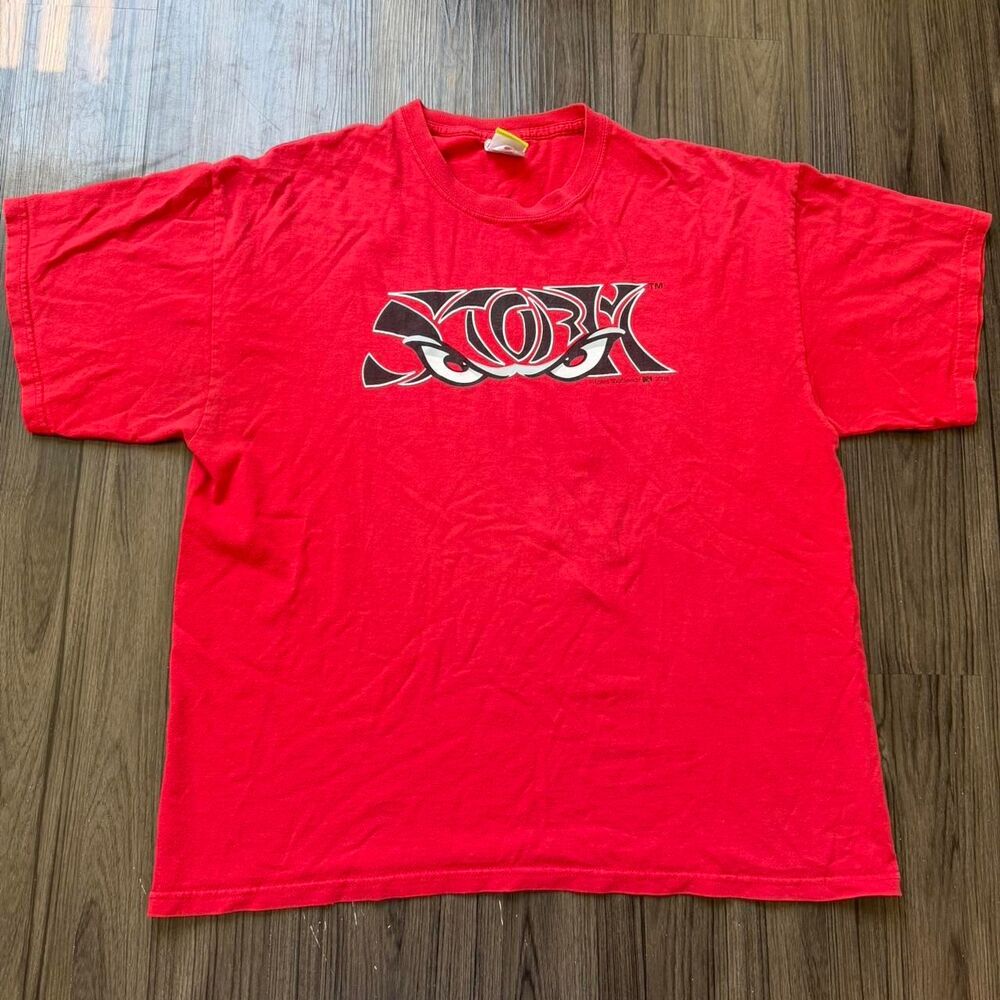 Y2K 2008 Red Storm Threadz Skater Streetwear tee Size XL Men's
